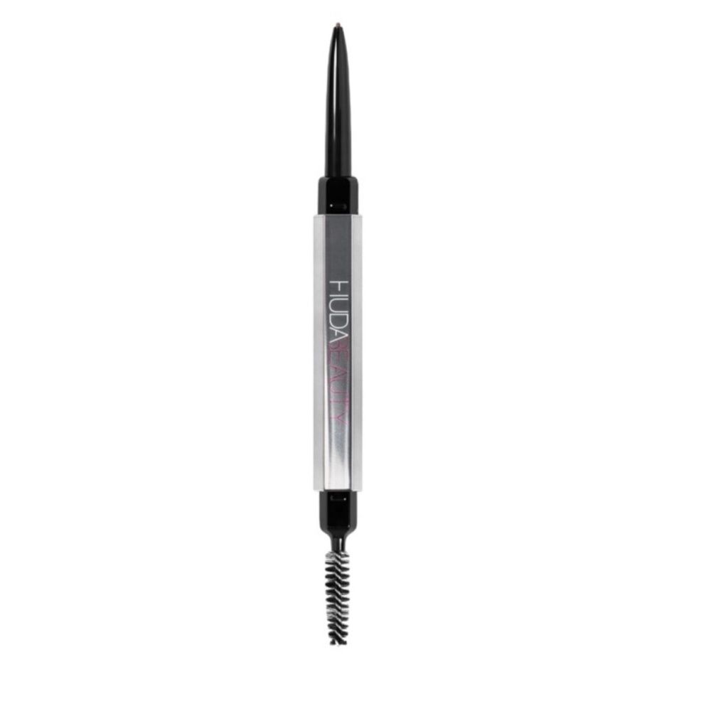 💎 HUDA BEAUTY #4 Light Brown #BombBrows Microshade Brow Pencil Full-Size New